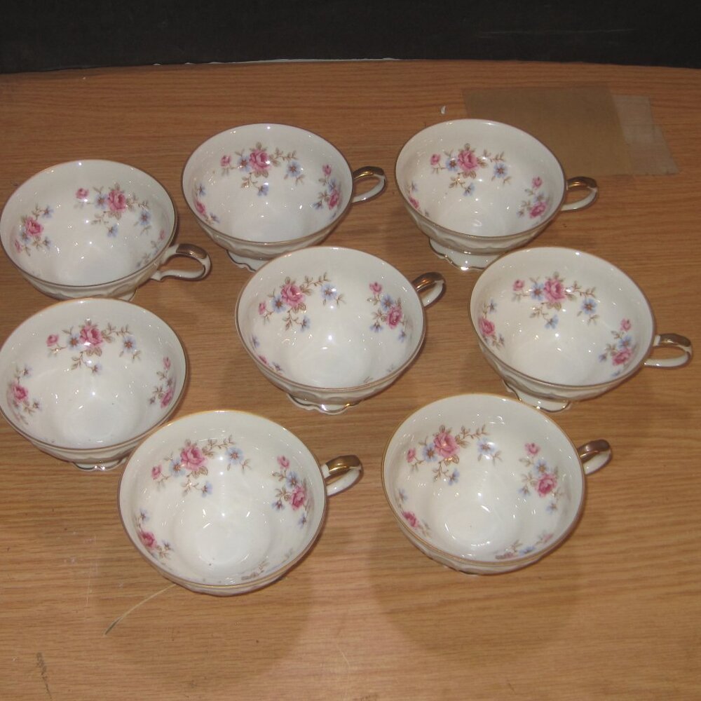 Florence Edelstein 8 Footed Tea/Coffee Cups No Saucers  Bavaria Germany